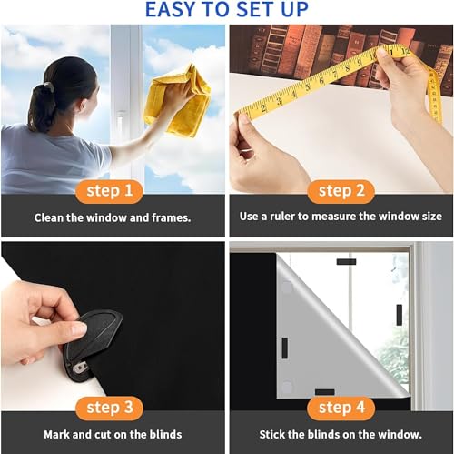 100% Portable Blackout Curtains (79in X 57in)