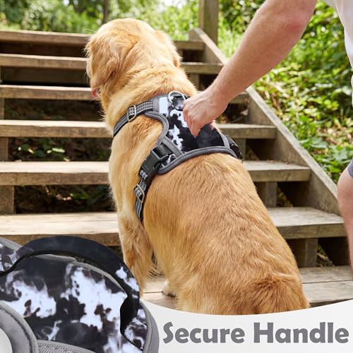 Dog Harness No Pull (Misty Gray / Large)
