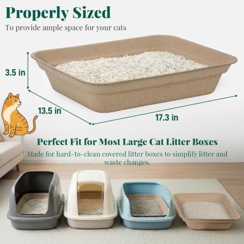 10 Pack Disposable Litter Box for Kitty Cats