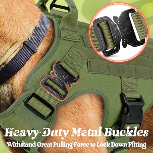 Tactical Dog Harness for Small (Green / Small)