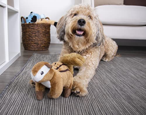 Wildlife Chipmunk Squeaky Plush Dog Toy
