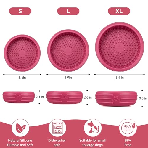 Dog Lick Bowl (L / Rose)