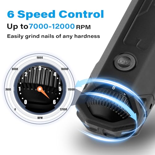 6 Speed Dog Nail Grinder (D-Grey)