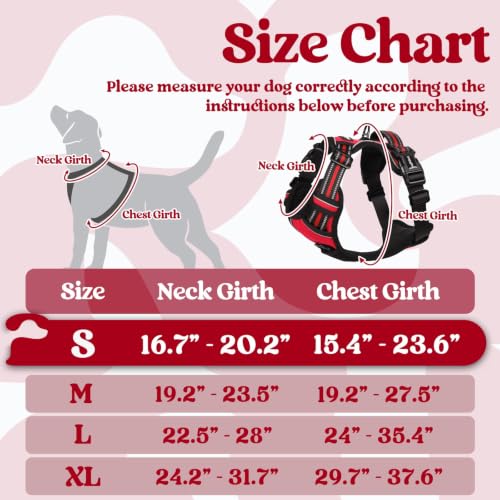 Dog Harness Small Sized (Small / Red)