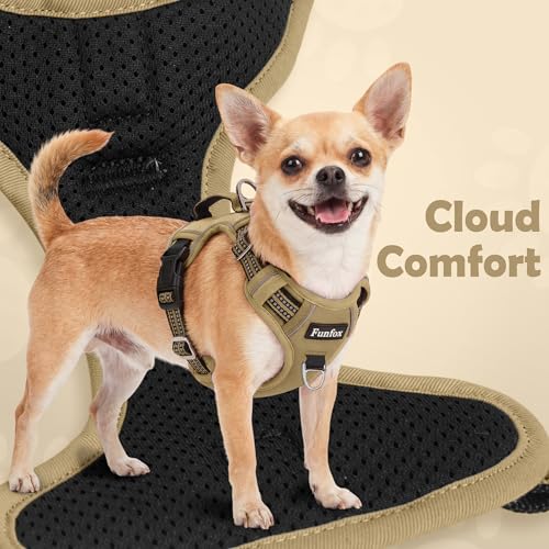 Dog Harness No Pull (Brown / X-Large)