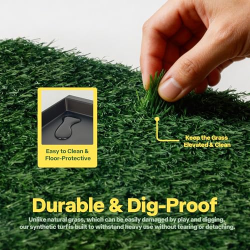 Dog Grass Pad with Tray (Large)