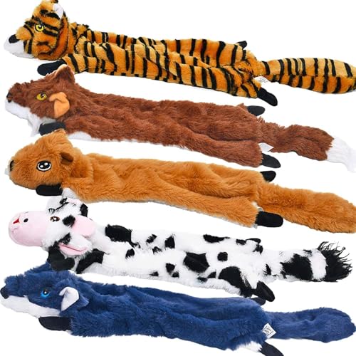 Dog Squeaky Toys 5 Pack (Large / 5 Pack)