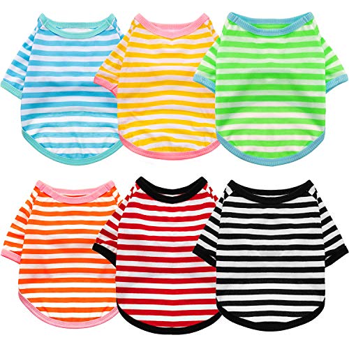6 Pieces Dog T (Small / Light Color)