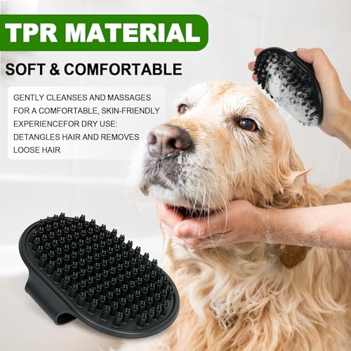 Green Pet Grooming Kit 3Pcs Dematting Comb for Dogs&Cats Shedding (Green)