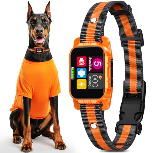 Smart Dog Bark Collar (Orange)