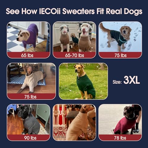 XXXL Dog Sweater (Grey / XXX-Large)