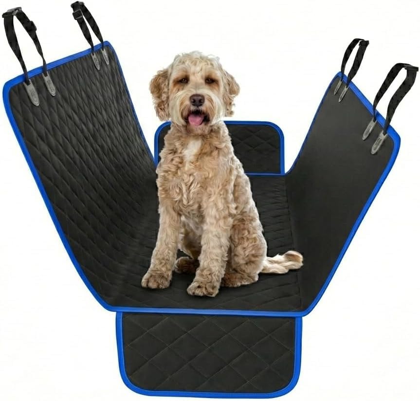 Blue XL Dog Car Hammock Back Seat Cover (Blue / X-Large (59" x 63"))