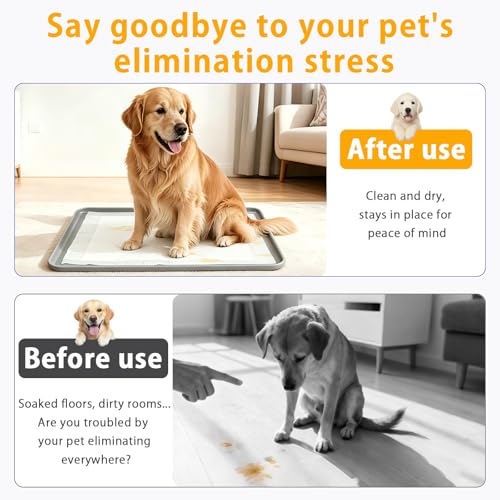 Dog Pee Pad Holder (Black / 24x16in)