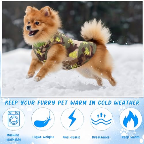 10 Pack Medium Dog Sweater Fleece Pet Dog Plaid Clothes Winter (M / Bright)