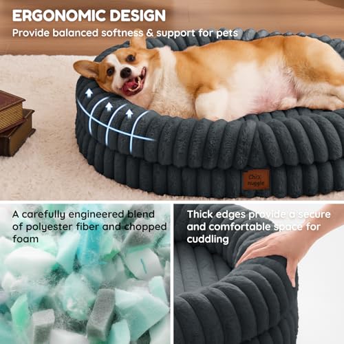 Orthopedic Dog Bed (Dark Grey / L(35*28*7))
