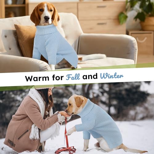 Dog Sweaters for Small Dogs Male (Blue / X-Small)