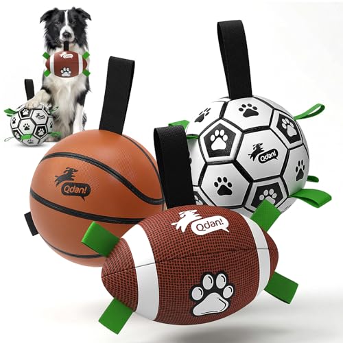 Dog Soccer Ball Football Basketball Set (Soccer Football Basketball Set / 3 Pack)