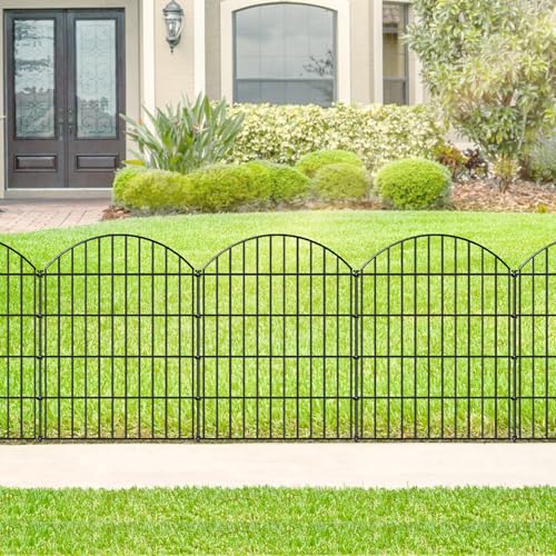 Metal Garden Fence 36 in x 11.7 ft (36"Hx11.7ft (5 panels))