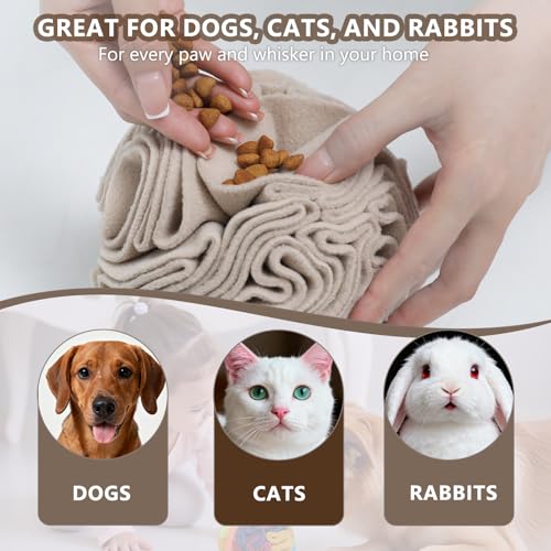 Light Brown Snuffle Ball for Dogs (Light Brown / Medium)