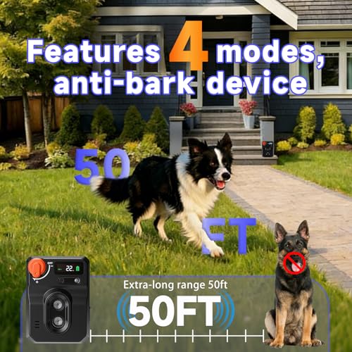 Ultrasonic dog barking deterrent devices