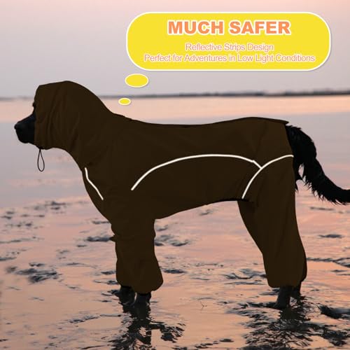 ADINIKIA Dog Raincoat (XXXL / Orange)