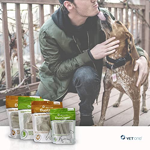 VetOne DuoClenz Rawhide Dental Hygenic Chews for Medium (Medium Dogs)