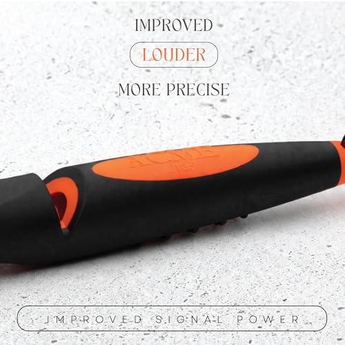 Alpha 210.5 Dog Training Whistle with Enhanced Ergonomic Grip. BPA (Black on Day glow Orange)