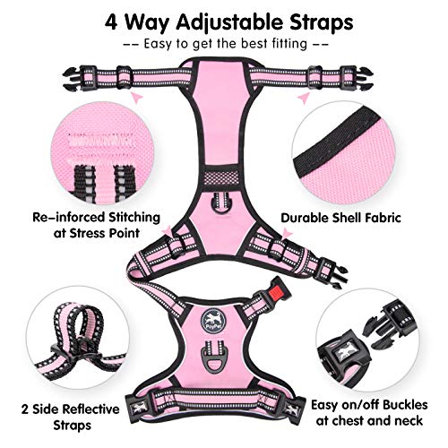 Dog Harness Small (S / Light Pink)