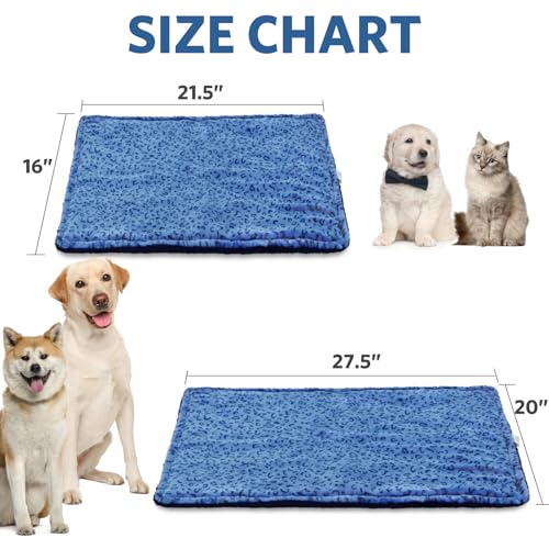 Self Warming Cat Bed (27 x 22 Inch / Blue)