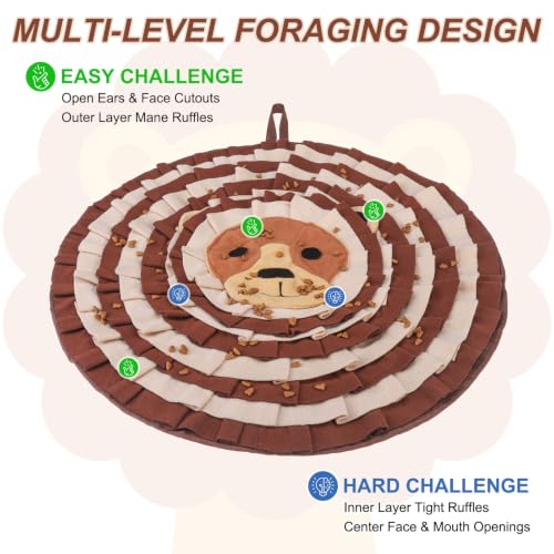 Snuffle Mat for Dogs (Lion)