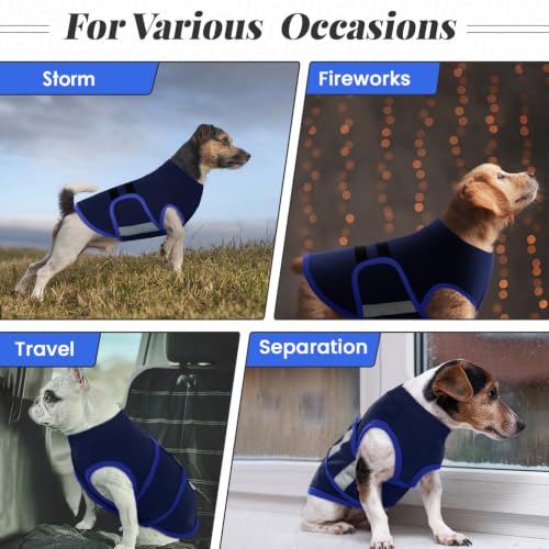 Dog Anxiety Relief Coat (NavyBlue / Small)