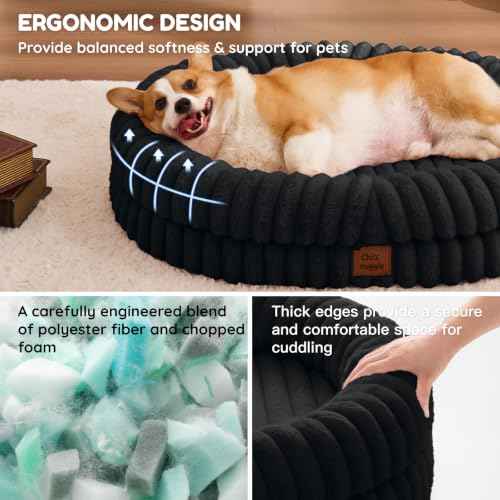 Orthopedic Dog Bed (Black / L(35*28*7))