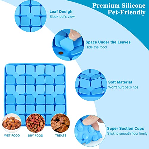 Snuffle Mat for Dogs (S-8"X8" / Blue-S)