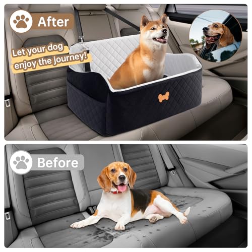 Car Seat for Large Size Dog (Grey/Black / Large)