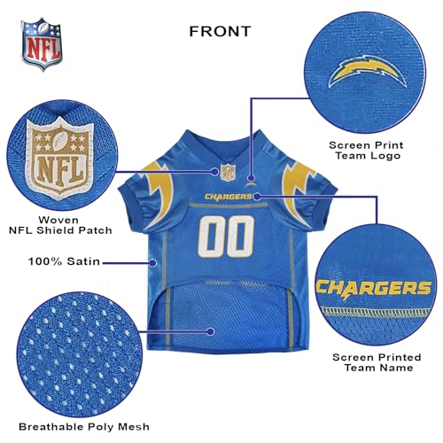 NFL Los Angeles Chargers Dog Jersey (Los Angeles Chargers / X-Small)