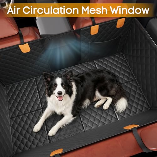 Dog Car Seat Cover for Back Seat (black / XL - 56.3"W x 64.2"L - SUV/Truck)