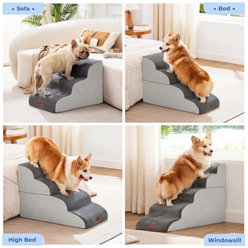 Dog Stairs Ramp for High Beds Up to 25"
