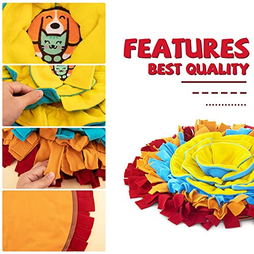 Pet Snuffle Mat for Dogs (red)