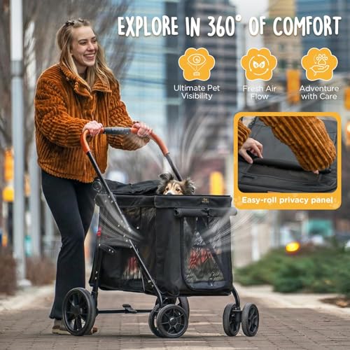 Scout Pet Stroller (Black)
