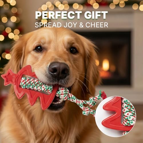 Dog Chew Toys (Santa’s Tug Tree)