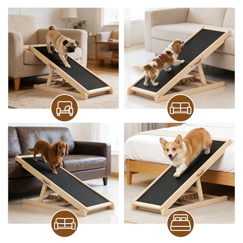 Dog Ramp for Couch (39.4"L x 14.5"W x 3.3"H)
