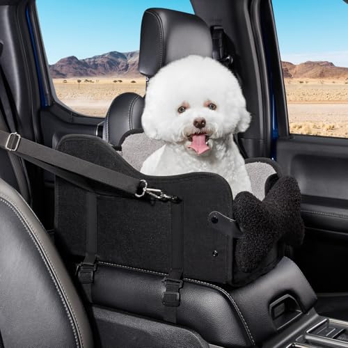 Center Console Dog Car Seat for Small Dogs