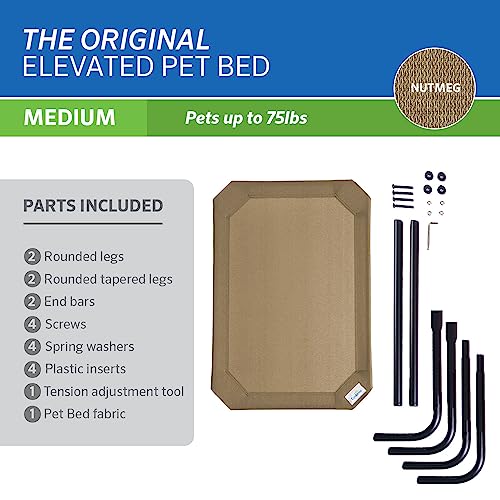 Original Elevated Dog Bed (Medium Dog Bed / Nutmeg)