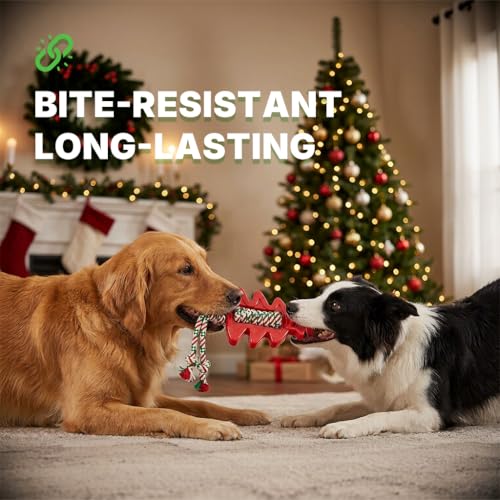 Dog Chew Toys (Santa’s Tug Tree)