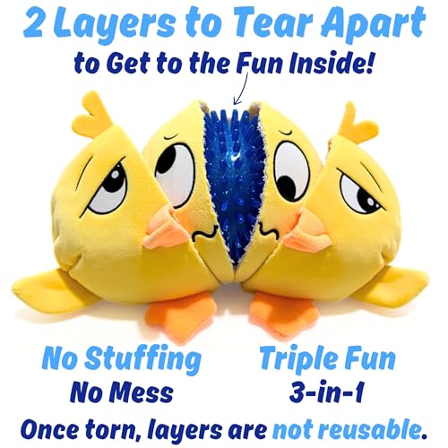 Dog Toy for Aggressive Chewers (Yellow)