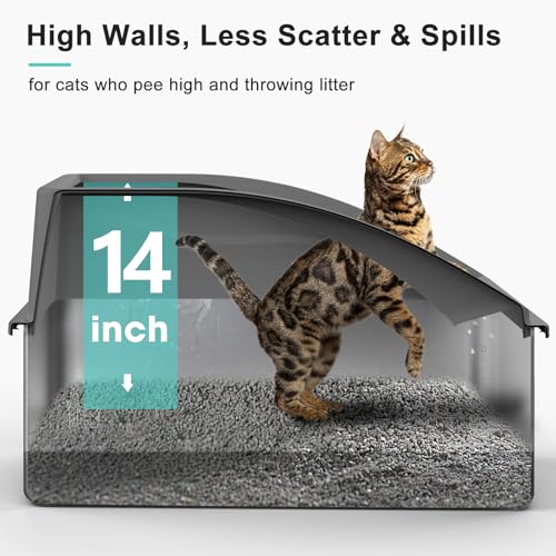 Stainless Steel Litter Box (Dark Grey / XX-Large)