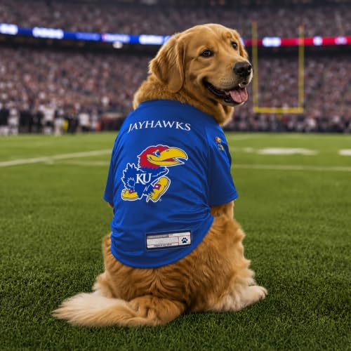 NCAA Kansas Jayhawks Stretch Pet Jersey (Kansas Jayhawks / Small)