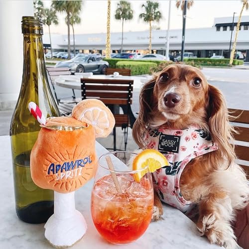Apawrol Spritz Plush Dog Toy (Apawrol Spritz (Orange, White))