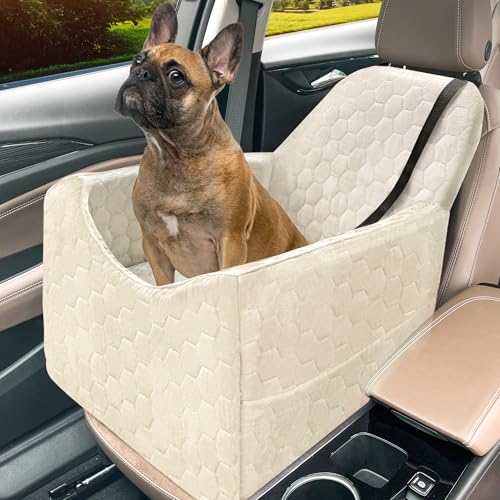Dog Car Seat for Small (White / Medium)
