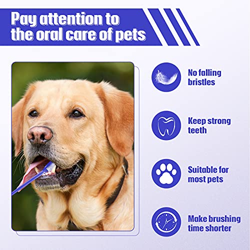100 Pcs Dog Toothbrush Kit
